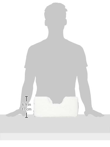 Hermell Products Neck Rest with White Polycotton Zippered Cover