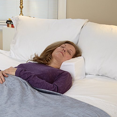 Hermell Products Neck Rest with White Polycotton Zippered Cover