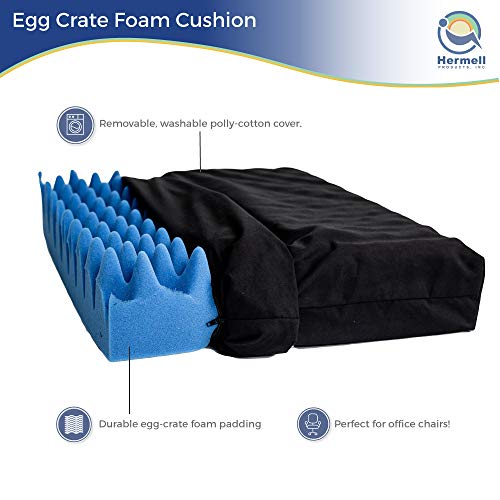 Convoluted Wheelchair Cushion - With Cover