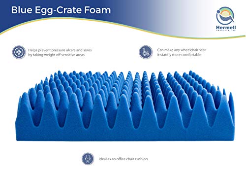 Convoluted Wheelchair Cushion - Foam Only
