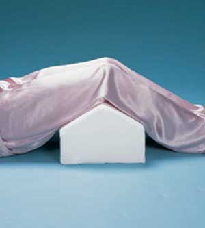 Leg Lifter with Imitation Shearling Cover