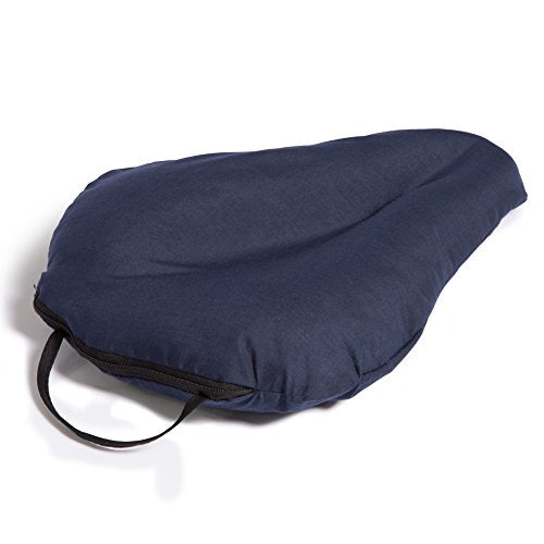 Sciatica Saddle Cushion, Imitation Sheepskin Top Panel