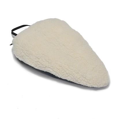 Sciatica Saddle Cushion, Imitation Sheepskin Top Panel