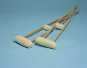 Imitation Sheepskin Crutch Hand Grips, Pair