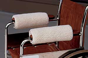 Imitation Sheepskin Arm Cozies