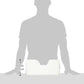 Hermell Products Neck Rest with White Polycotton Zippered Cover
