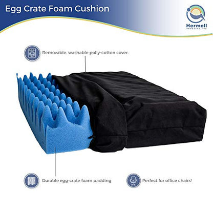 Convoluted Wheelchair Cushion - With Cover