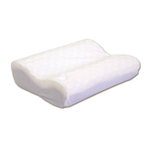 Convoluted Contour Pillow with White Polycotton Cover