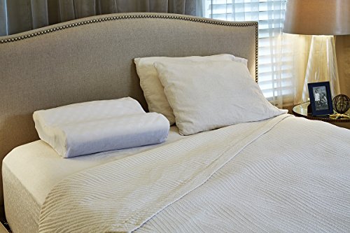 Convoluted Contour Pillow with White Polycotton Cover